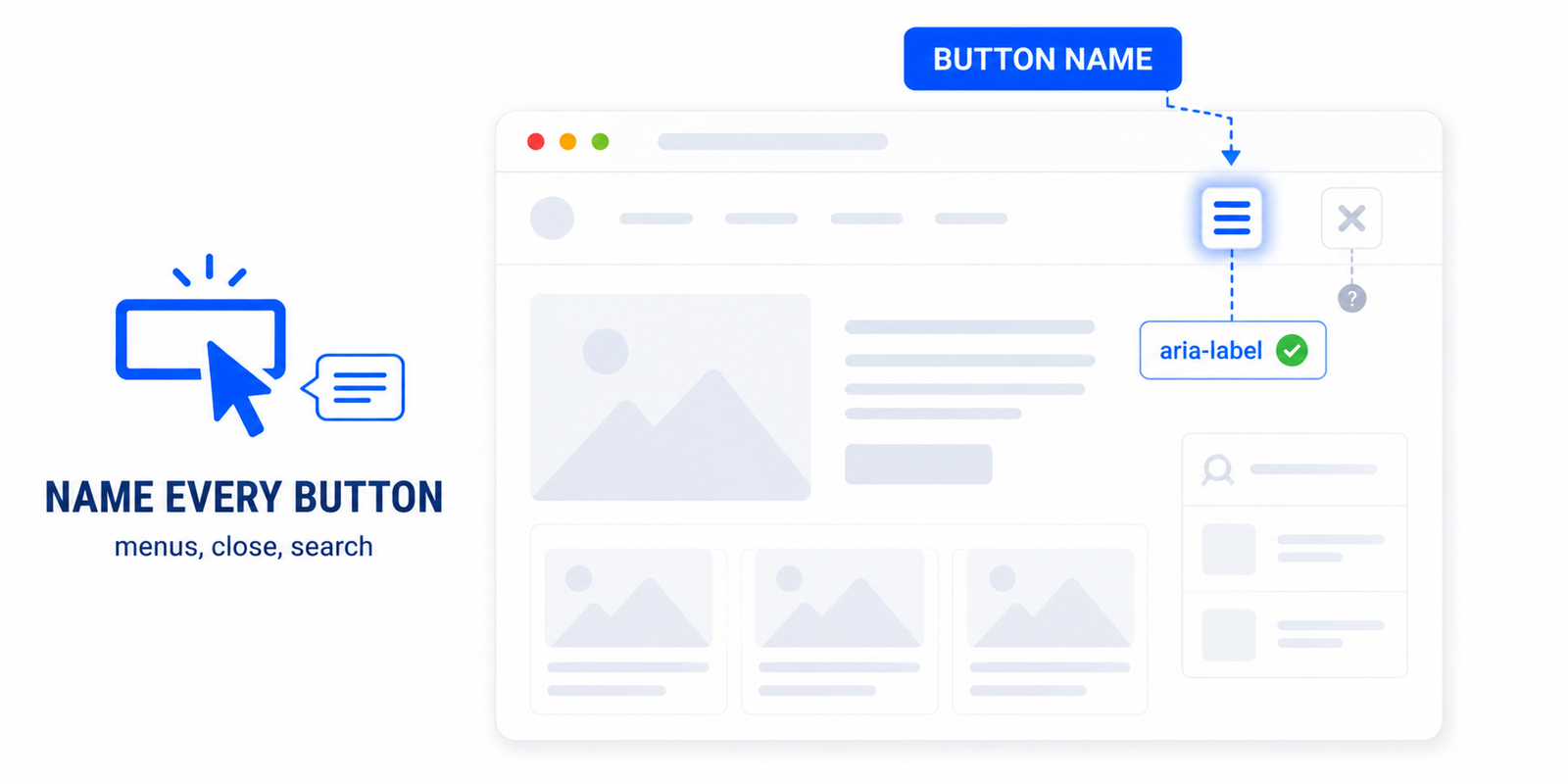 Buttons Do Not Have an Accessible Name